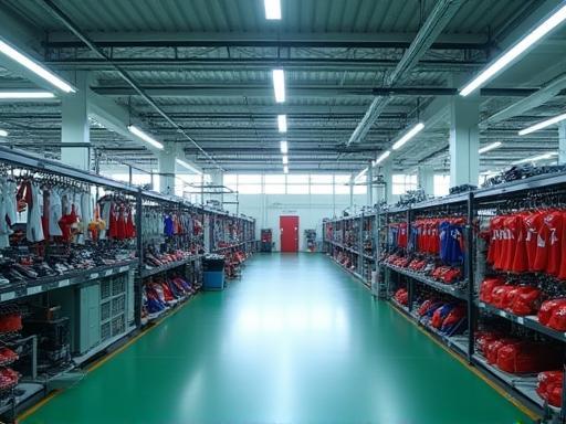 Sports equipment manufacturing facility